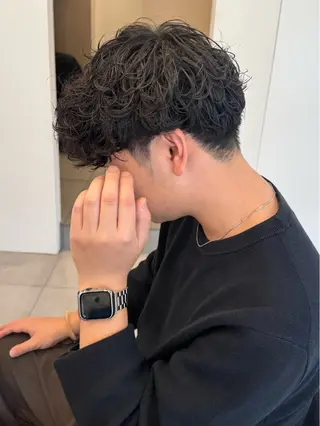 ショート パーマ Ore🫧タナカマヤ /柔らかい質感カラーのヘアスタイル