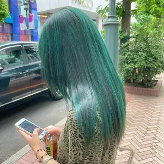 ロング カラー ゆう🫧 透明感/ハイトーンのヘアスタイル