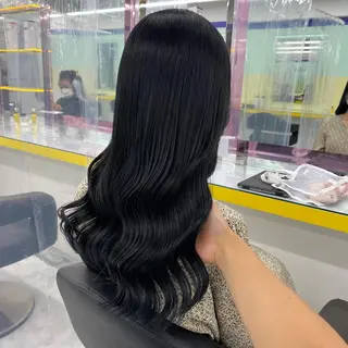 セミロング カラー ヘアアレンジ mai🍑暖色カラー /レイヤー💖のヘアスタイル