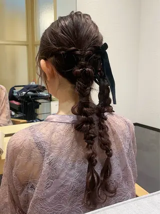 ロング ヘアアレンジ 札幌 ヘアアレンジ 🍎 タナカセリナのヘアスタイル