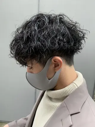 ショート パーマ メンズ メンズパーマ/カラー /店長コハシ◎のヘアスタイル