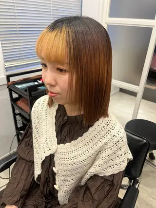 ミディアム 【ただの天才 🎨】のヘアスタイル