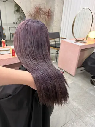 ロング 鈴木瑛里／ブロンド ベージュ／男女のヘアスタイル