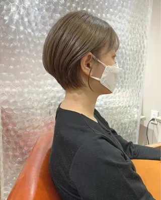 ショート カラー stylist店長 岡本真依のヘアスタイル