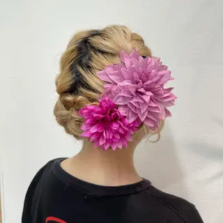 ヘアアレンジ これた🧸ヘアメ職人 ♡髪質改善♡カラーのヘアスタイル
