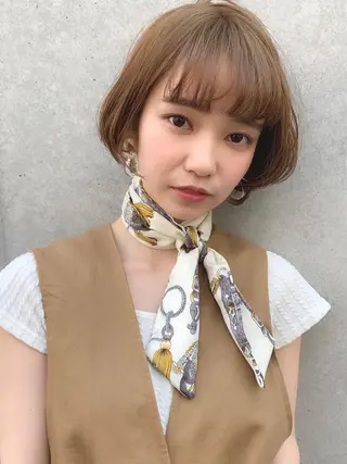 ショート カラー 安達 俊亮のヘアスタイル