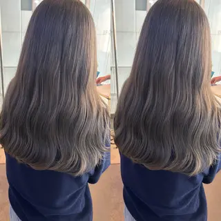 セミロング カラー yori SAPPORO所属・yoriダブルカラー 代表すがわらのヘアスタイル