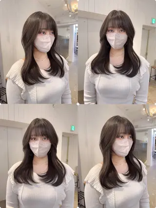 ロング カラー 縮毛矯正特化/ 髪質改善/菊地菜々美のヘアスタイル