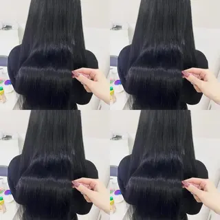 ロング 🦋REISA🦋 エクステ×ハイトーンのヘアスタイル