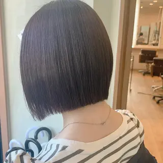 ショート カラー NUMBER_ ユイナのヘアスタイル