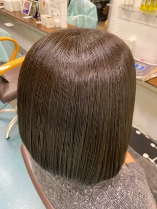 ミディアム 【髪質改善】に特化 オリーブオイルクラブのヘアスタイル