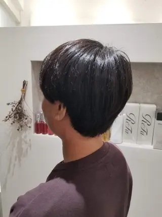 メンズ ショート 森下 栞奈のヘアスタイル