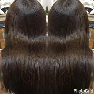 セミロング カラー パーマ ヘアアレンジ メンズ キッズ ネイル マツエク・マツパ SHIORI💜口コ ミNo.1艶カラーのヘアスタイル