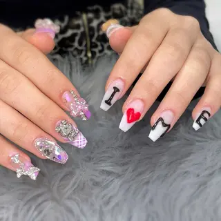ネイル RICO Nail パーツつけ放題🌈のネイルデザイン