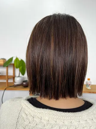 ミディアム カラー GAGA D Ashのヘアスタイル