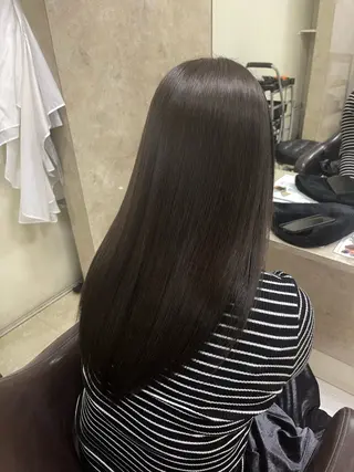 ロング 縮毛・酸性ストレート 特化のヘアスタイル