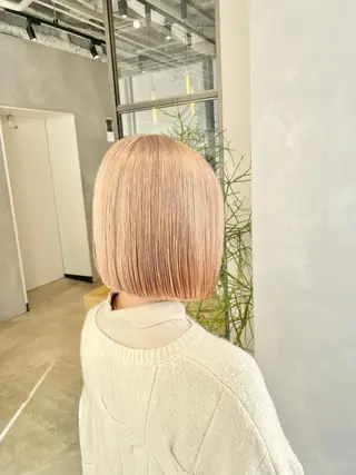 ショート カラー 🔷ダブルカラーハイ トーン🔷櫻井走のヘアスタイル