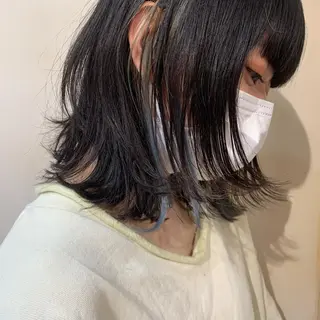 ミディアム 福代 茉耶のヘアスタイル