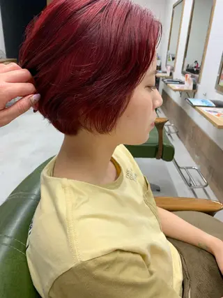 カラー Rosso獨協大学前 YUNAのヘアスタイル