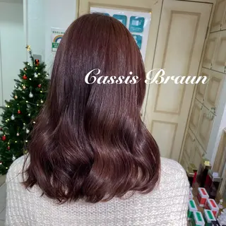 ミディアム カラー 透明感カラー 古山 結季🌙🖤のヘアスタイル