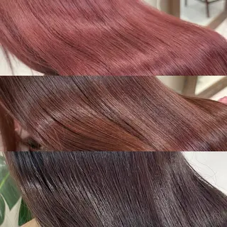 ロング カラー 暖色カラー /ヘアアレンジ/花鈴のヘアスタイル