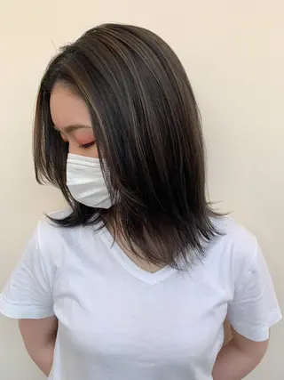 ミディアム カラー Beach 代表 KENTAのヘアスタイル