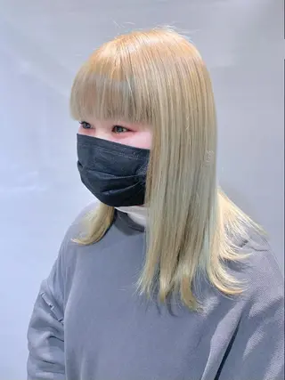 ミディアム カラー ヘアアレンジ 柔らか垢抜けｶﾗｰと ｶｯﾄ🫧ASUKAのヘアスタイル