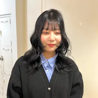 ロング カラー 韓国ヘア/ 髪質改善特化谷名勇輝のヘアスタイル