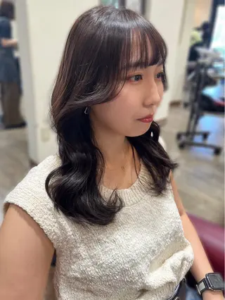 ロング 💫レイヤーカット✨ 透明感カラー工藤雄大のヘアスタイル
