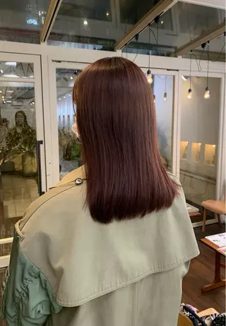 セミロング カラー Make's表参道 らら🌼のヘアスタイル