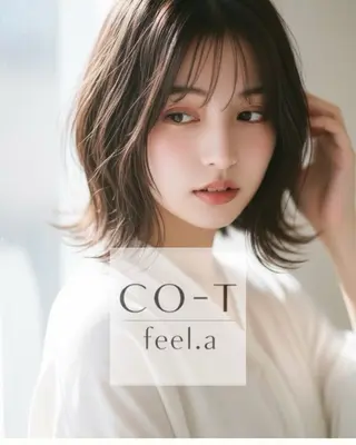 ミディアム 石沢 知康のヘアスタイル