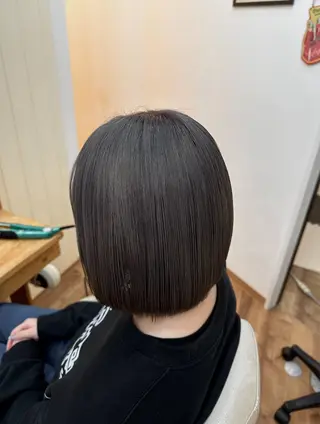 ミディアム カラー 艶髪カラー/髪質改善 細貝 舞利のヘアスタイル