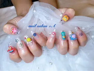 ミディアム Nail Salon +Aのネイルデザイン