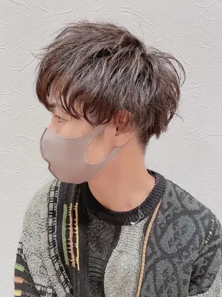 ショート パーマ ヘアアレンジ メンズ メンズZina代表 田端 麗治のヘアスタイル