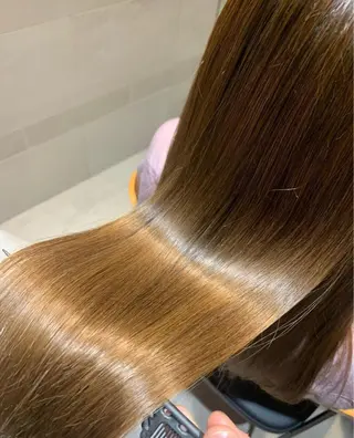 ロング パーマ 髪質改善/カラー/ カット/富岡佑麻のヘアスタイル