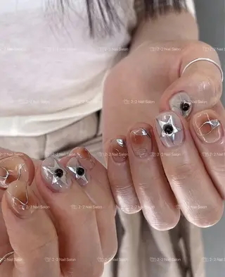 ネイル Rainrain💧 パーツ豊富、やり放題のネイルデザイン