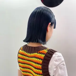 カラー ハイトーン艶カラー 💎あやめ🎀のヘアスタイル