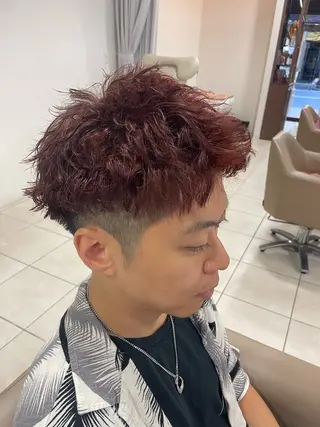 ショート パーマ メンズ 大澤　裕貴 【メンズカット】のヘアスタイル