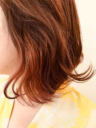 ミディアム PazRood 山下のヘアスタイル