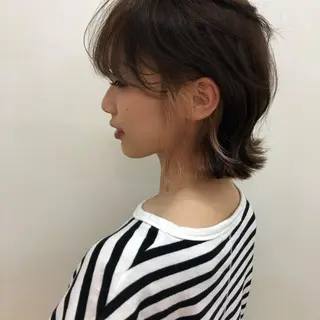 ミディアム カラー 横浜Bob美容師🤎 ERINAのヘアスタイル