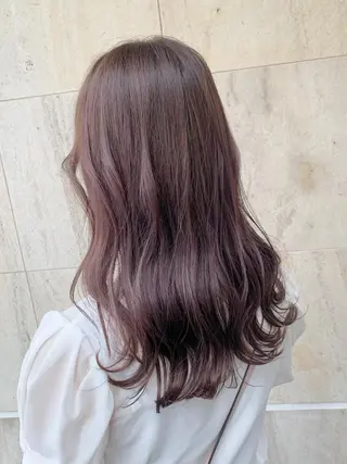 ミディアム カラー モテ前髪 タゴメ シンヤのヘアスタイル