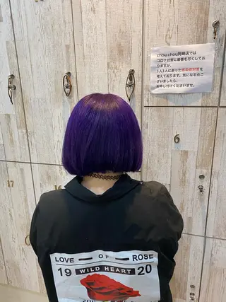 ショート カラー SALOWIN栄 高須大貴のヘアスタイル