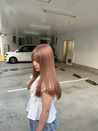 ロング 🍀ブリーチ屋さん/ ダブルカラー・あずみのヘアスタイル