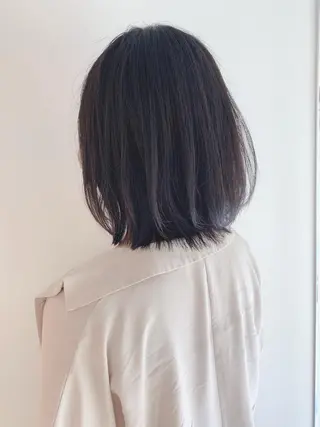 ミディアム カラー なりたいが叶う ながしまじゅんきのヘアスタイル