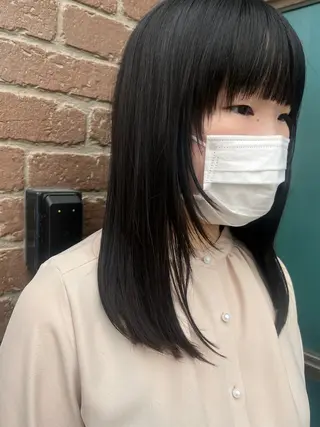 ロング カラー 久木原 ゆりのヘアスタイル