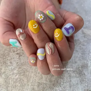 ネイル AERA nail shino🐱⸝꙳のネイルデザイン