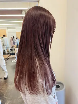 ロング カラー 西山 紗耶香🪽 透明感カラー/ボブのヘアスタイル