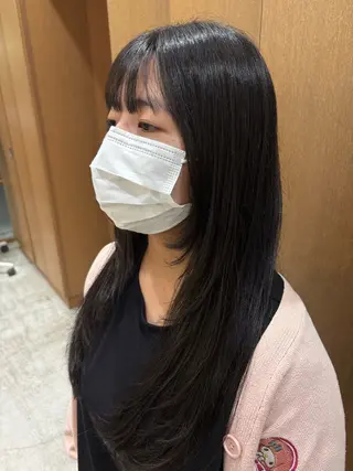 ロング 寺本 心のヘアスタイル