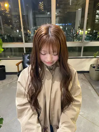 ロング iro+soi所属・iro+soi はるかのヘアスタイル