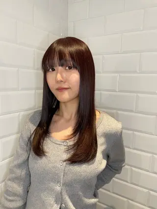 ロング 髪質改善／ブリーチ 宮武　湧斗のヘアスタイル
